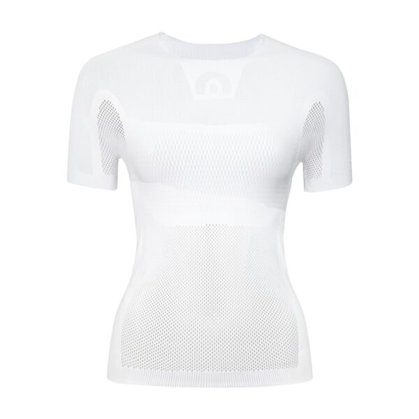 Megmeister Womens Cycle Base Layer SS White