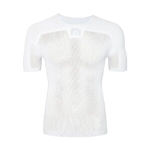 Megmeister Mens Cycle Base Layer SS White