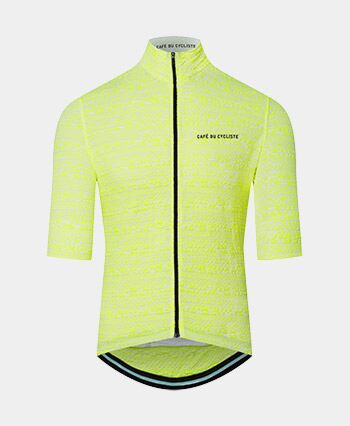 Cafe Du Cycliste Francine Jersey | Textured Yellow