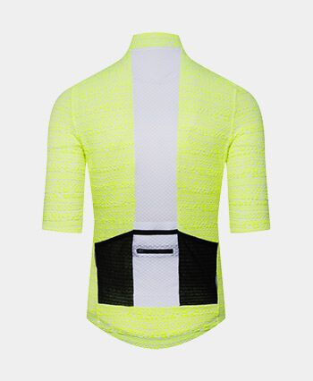 Cafe Du Cycliste Francine Jersey | Textured Yellow