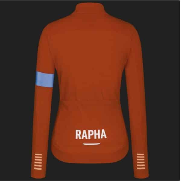 Rapha Womens Pro Team Winter Jacket Orange
