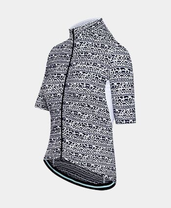 Cafe Du Cycliste Womens Francine Jersey | Textured Navy
