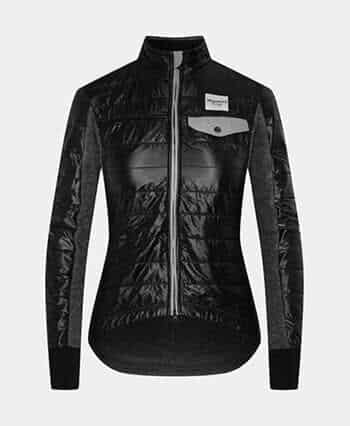Cafe Du Cycliste Womens Albertine Jacket | Black