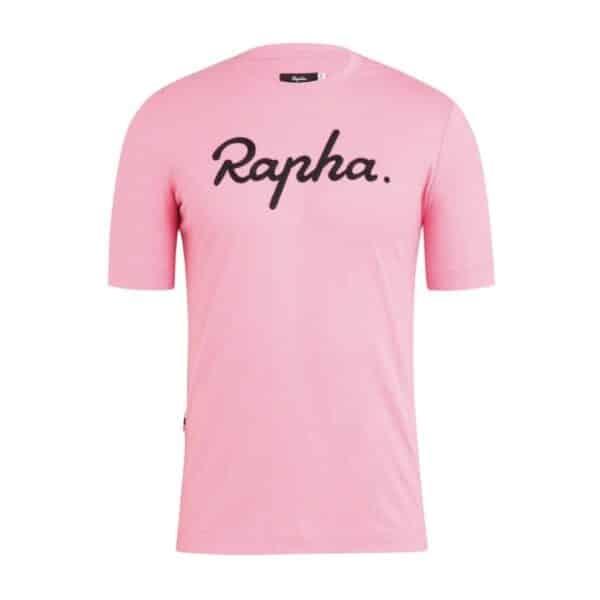 Rapha Logo T-Shirt | Pink / Black