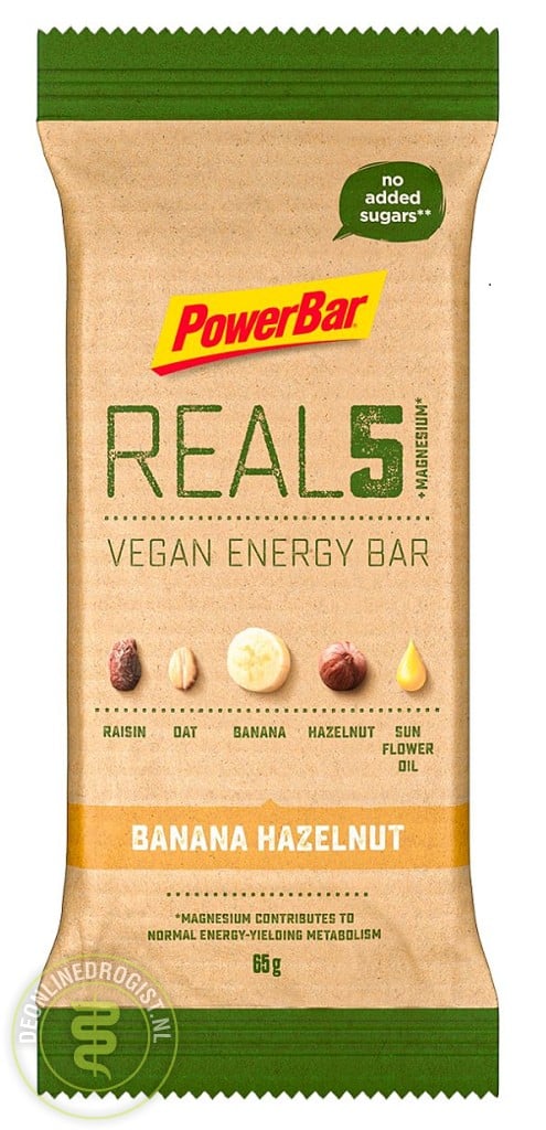 Powerbar Vegan Energy Bar Real5 | Banana Hazelnut