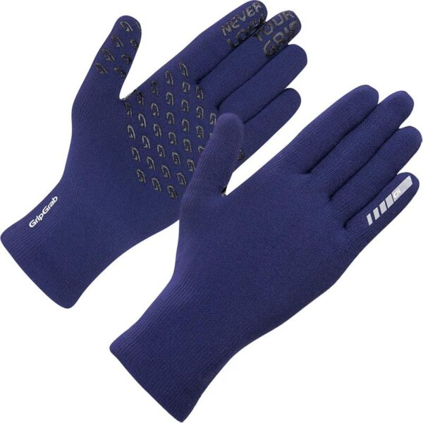 Gripgrab Waterproof Knitted Thermal Glove Navy Blue