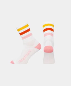 Cafe Du Cycliste Skate Socks Ginger Mix Stripes