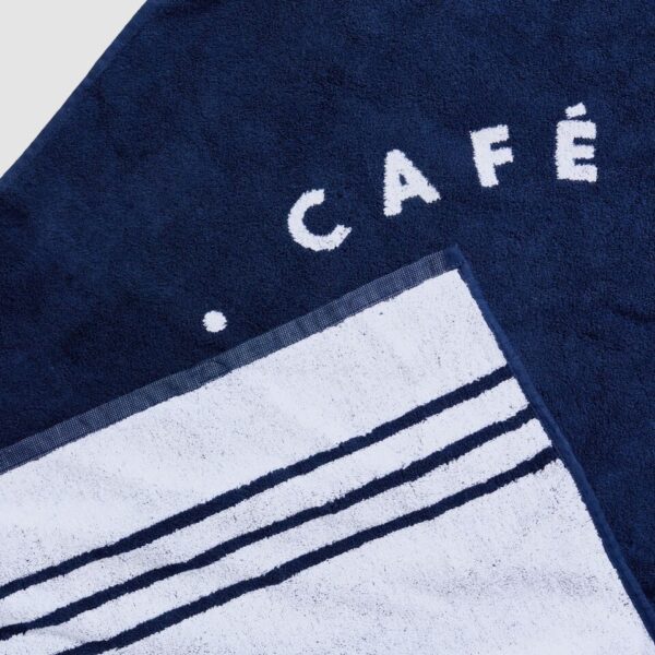 Cafe Du Cycliste Towel Navy