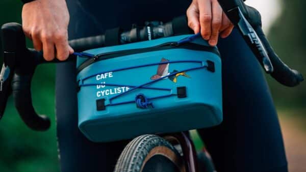 Cafe Du Cycliste Handlebar Bag Blue Clair