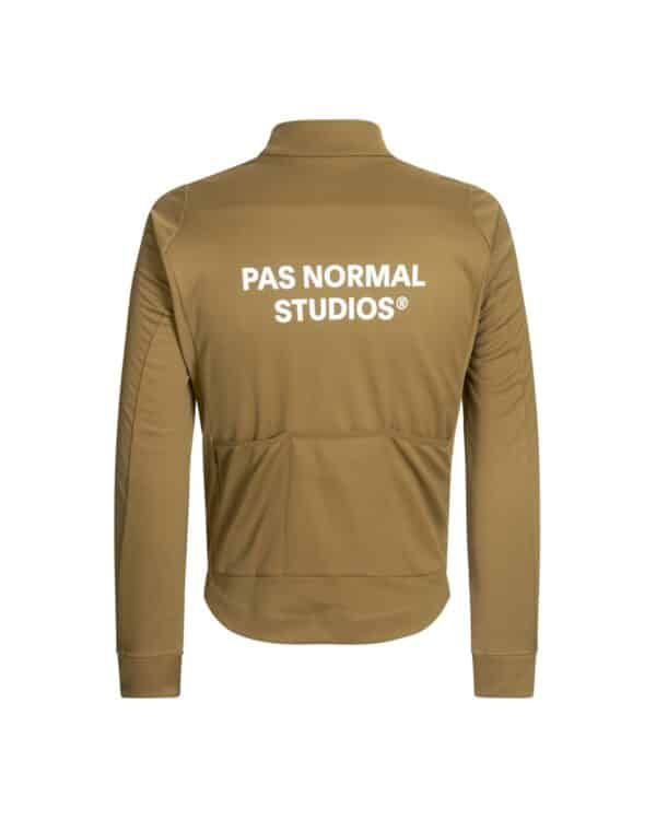 Pas Normal Studios Essential Thermal Long Sleeve Jersey Green Terrain