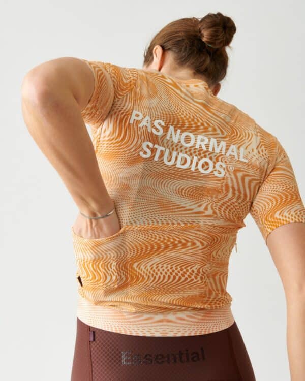 Pas Normal Studios Womens Essential Jersey Orange Psych