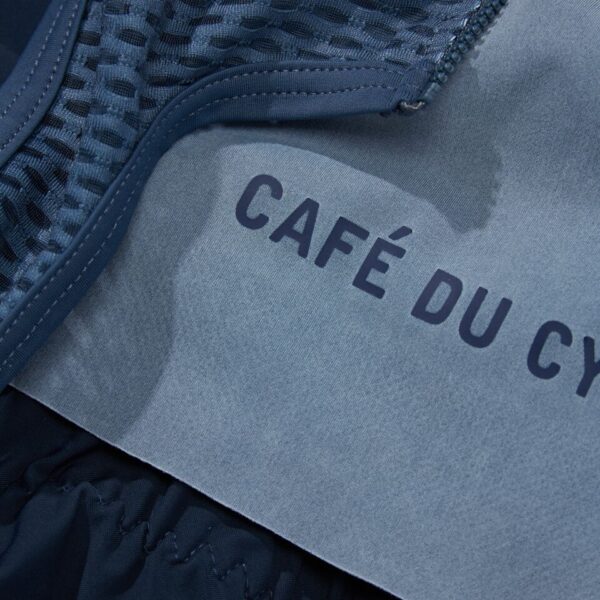 Cafe Du Cycliste Womens Adeline Bibshort Denim Blue