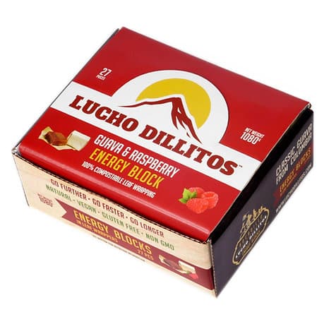 Lucho Dillitos Pack of 27 Energy Blocks Guava & Raspberry