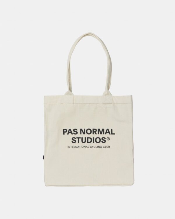 Pas Normal Studios Logo Tote Bag Off White