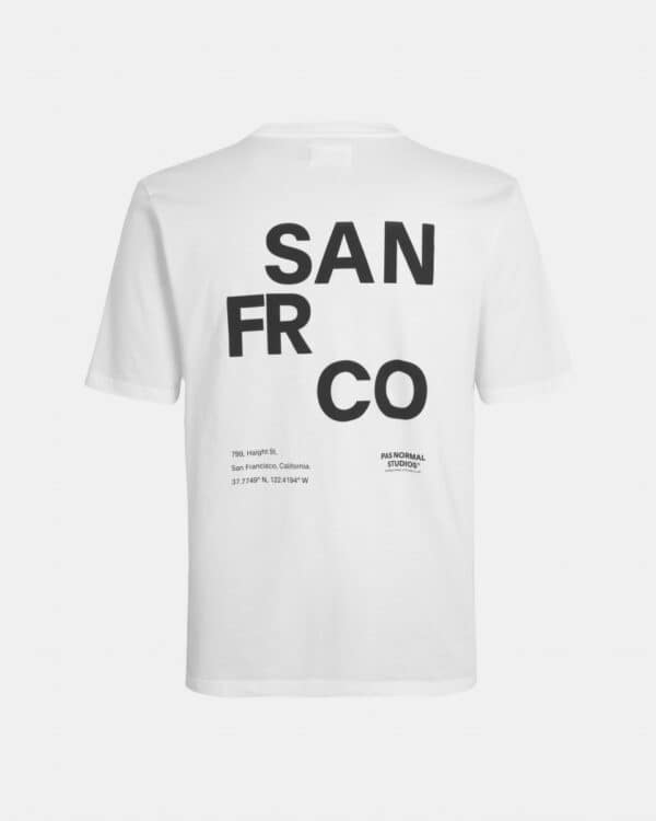 Pas Normal Studios Off-Race T-Shirt San Francisco White