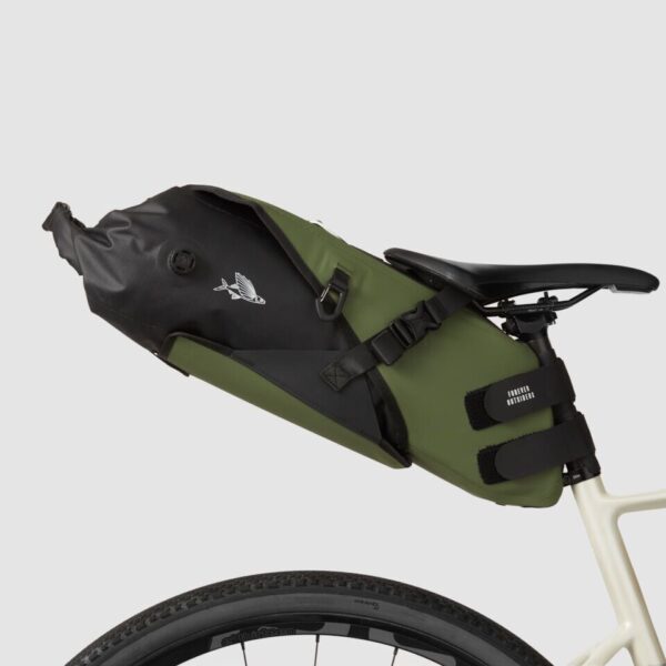 Cafe Du Cycliste Bike Packing Saddle Bag Khaki