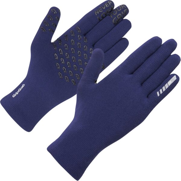Gripgrab Waterproof Knitted Thermal Glove Navy Blue