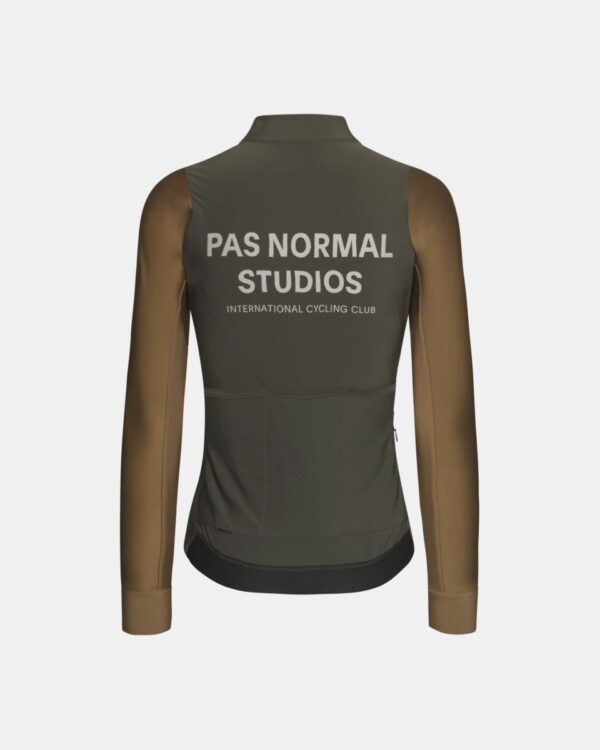 Pas Normal Studios Womens Mechanism Thermal Long Sleeve Jersey Dark Olive Army Brown