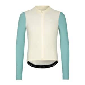 Pas Normal Studios Mechanism Long Sleeve Jersey Off White/Light Teal