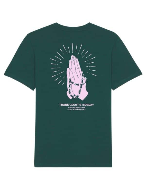 çois Cycling Legac T-Shirt Cycling is Religion Green
