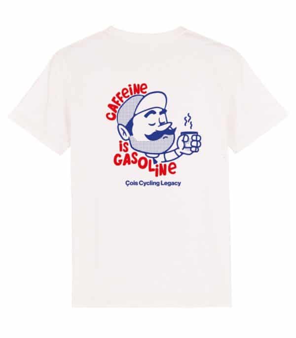 çois Cycling Legac T-Shirt Caffeine is Gasoline