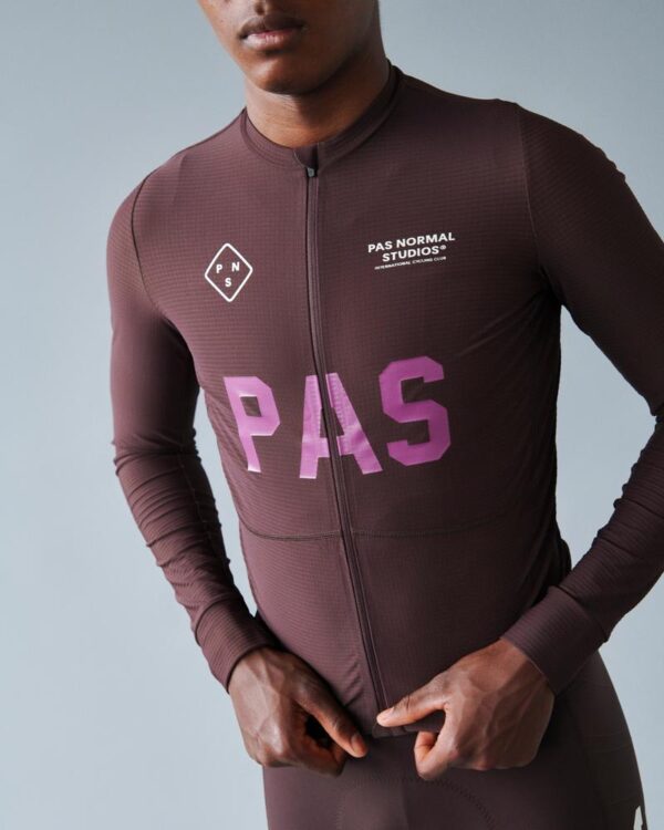 Pas Normal Studios PAS Mechanism Pro Long Sleeve Jersey Dark Red