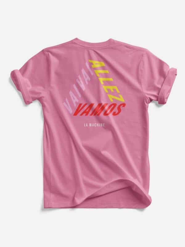 La Machine T-Shirt Vai Allez Vamos Dusty Pink