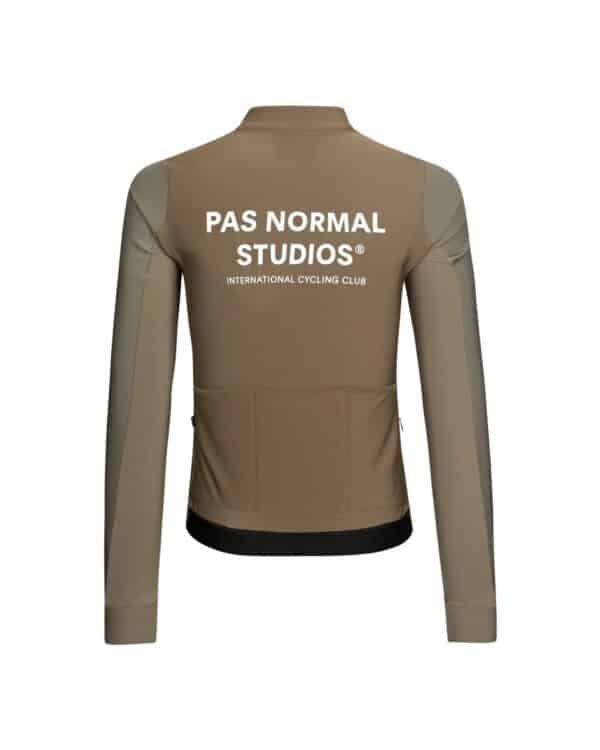 Pas Normal Studios Mechanism Thermal Long Sleeve Jersey Earth / Dark Stone