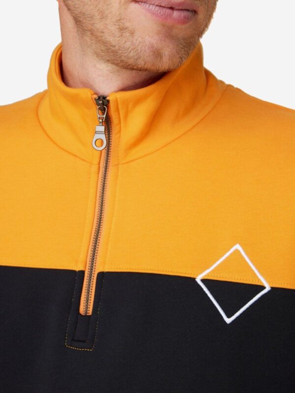 La Machine Molteni Half Zipper Sweatshirt Bright Molteni Orange