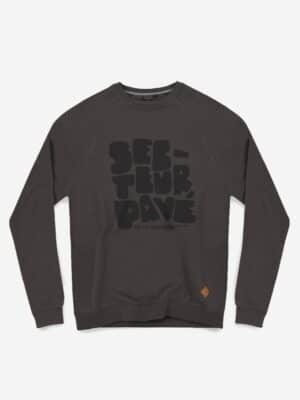 La Machine Secteur Pave Sweatshirt Dark Pave Grey