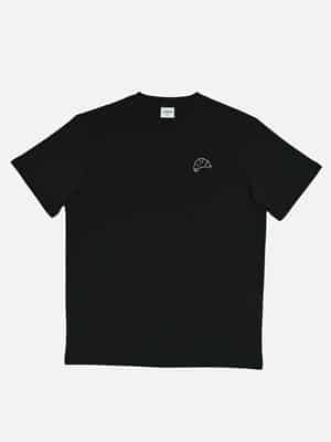 La Machine I Brake for Croissants Loose Fit T-Shirt Black
