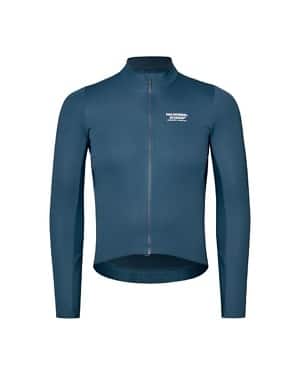 Pas Normal Studios Mechanism Thermal Long Sleeve Jersey 2.0 Denim Blue