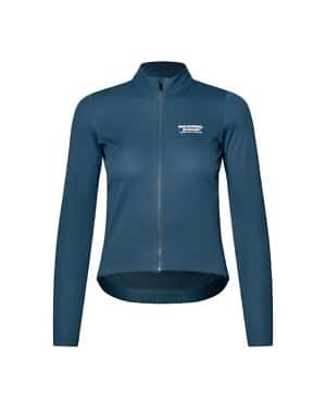 Pas Normal Studios Women's Mechanism Thermal Long Sleeve Jersey 2.0 Denim Blue