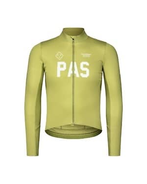 Pas Normal Studios PAS Mechanism Thermal Long Sleeve Jersey 2.0 Dark Lime